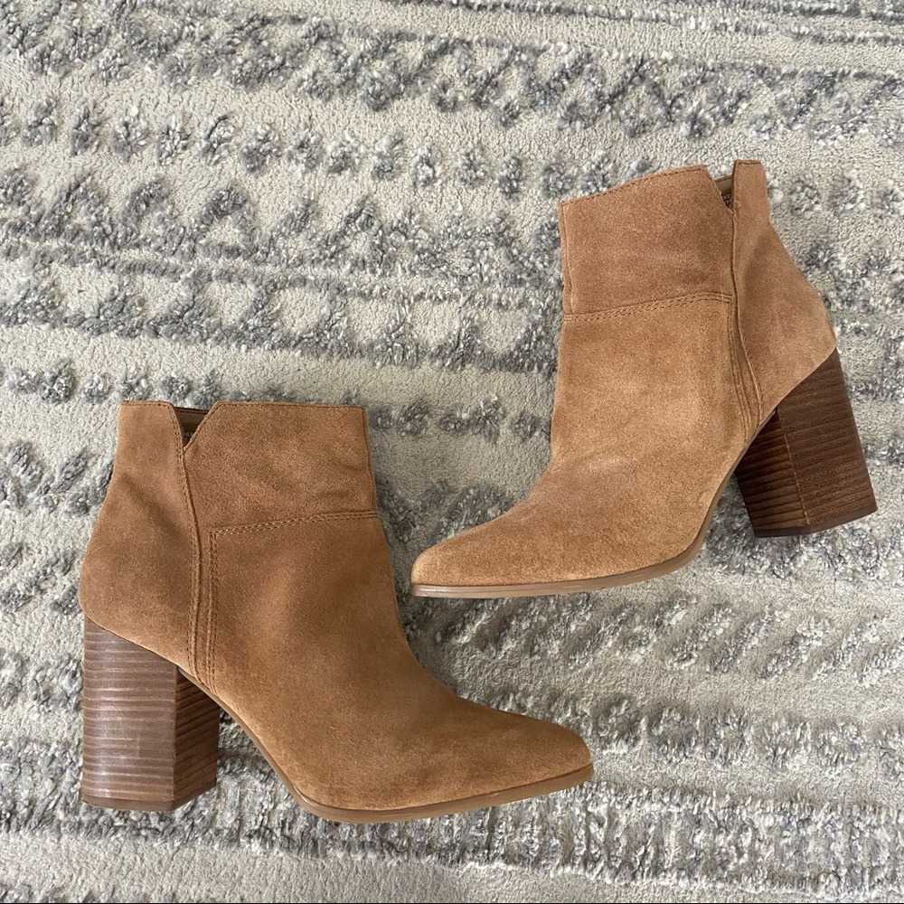 Western Style Suede Booties